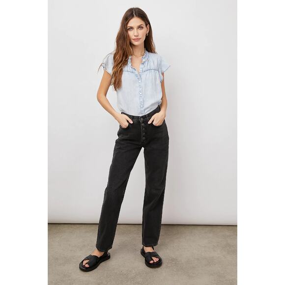 Rails Ruthie Top Light Acid Wash Size Medium - Picture 12 of 14